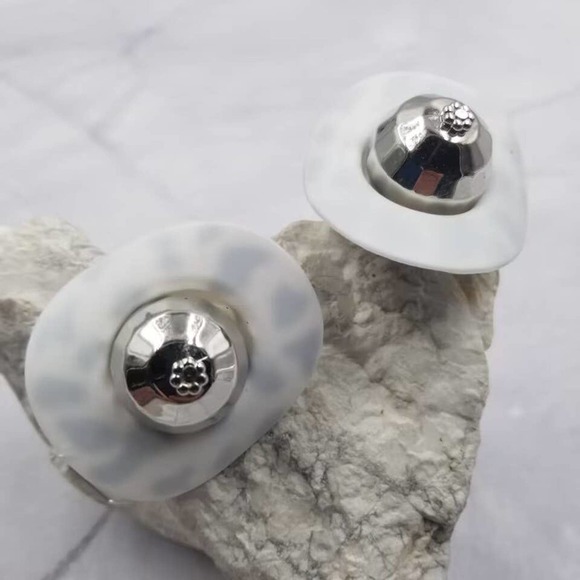 Western Cowgirl Cow Print Hat Disco Ball Dangle Earrings - Picture 3 of 4